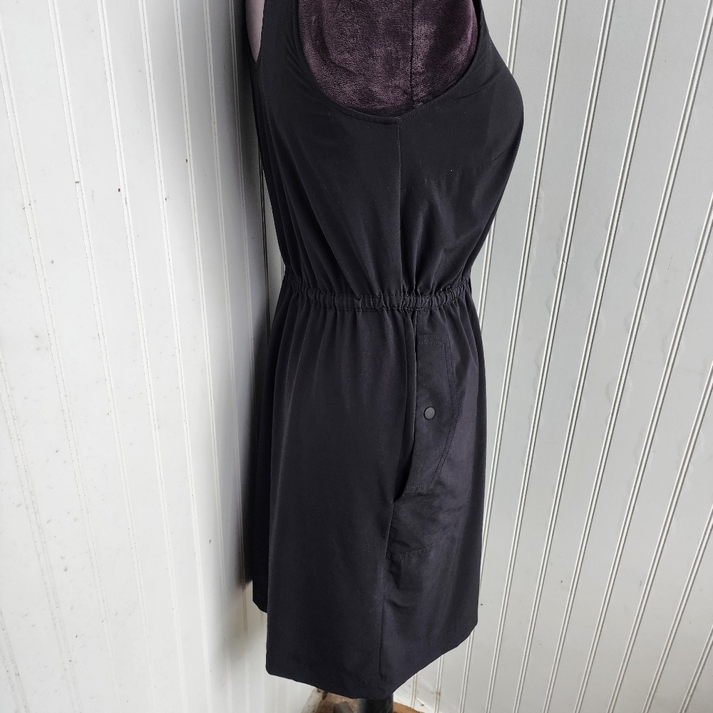 Soma Black Sleeveless Drawstring Waist Dress - Picture 6 of 15